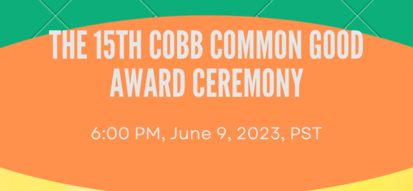 15th Cobb Common Good Award Ceremony